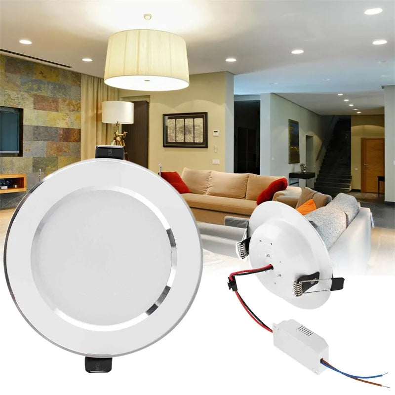 Dimmable LED Recessed Ceiling Downlight 18W 15W 12W 9W 7W 5W 3W Light Lamp 110V 220V With Driver Spot Light Indoor Lighting