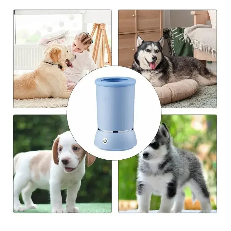 Automatic Dog Paw Washer USB Rechargeable Pet Paw Cleaner Remove Dust Dirt Hair Comfortable Dog Paw Washer