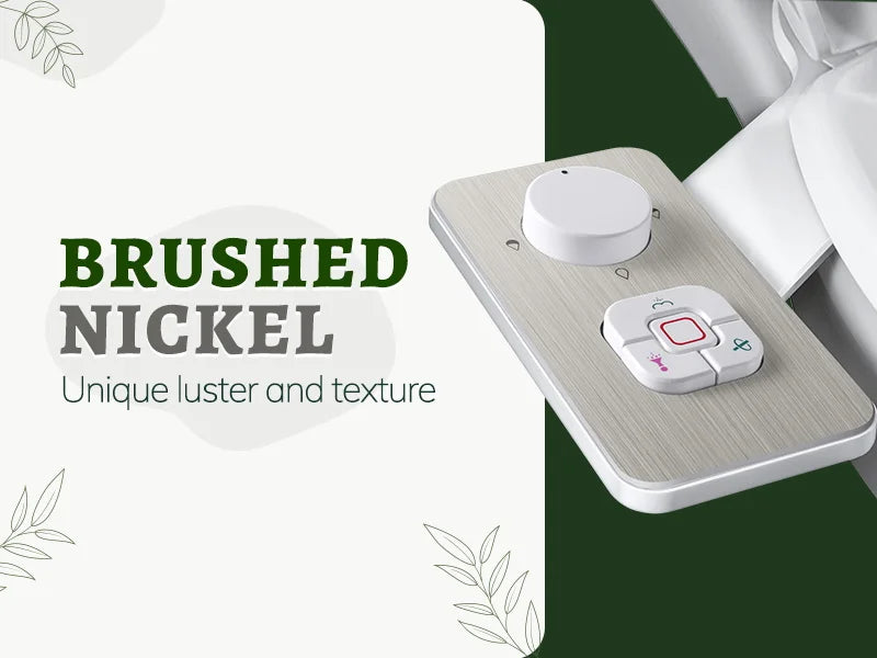 Samodra Toilet Bidet Shower Ultra-thin Bidet Toilet Seat Attachment Non-electric Bidet sprayer Dual Nozzles Frontal & Rear Wash
