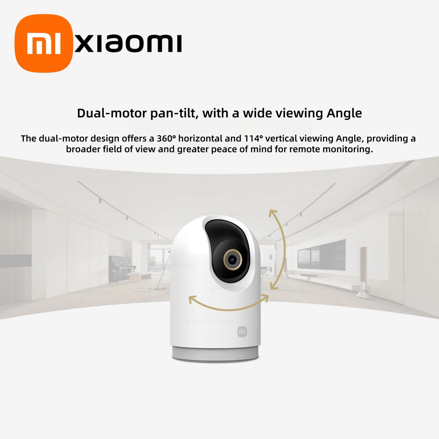 Xiaomi Smart Camera 3 Pro PTZ Version 360° Ultramicroscopic Full Color AI Human Pet Baby Cry DetectionHDR 2.4/5GHz Mesh Gateway