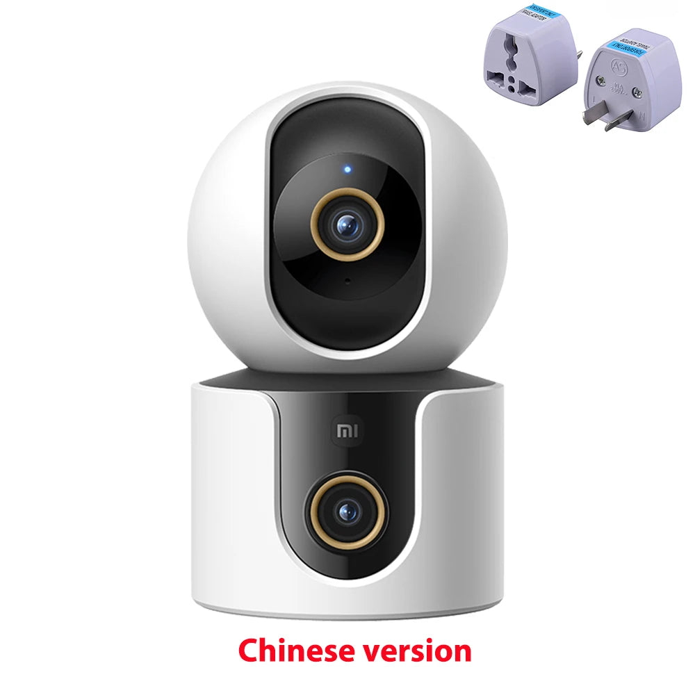 Xiaomi C500 Smart Camera Dual Lens PTZ 360° Pets&Facial Detection 4 Million pixels Full Color Night Vision WiFi 6 For MiHome app