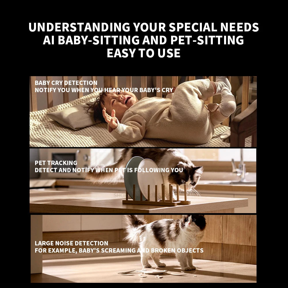 Xiaomi Smart Camera C700 4K 8 Megapixels 360° Panorama Dual-band Wi-Fi 6 AI Human Detection Pet Detection Home Security CN