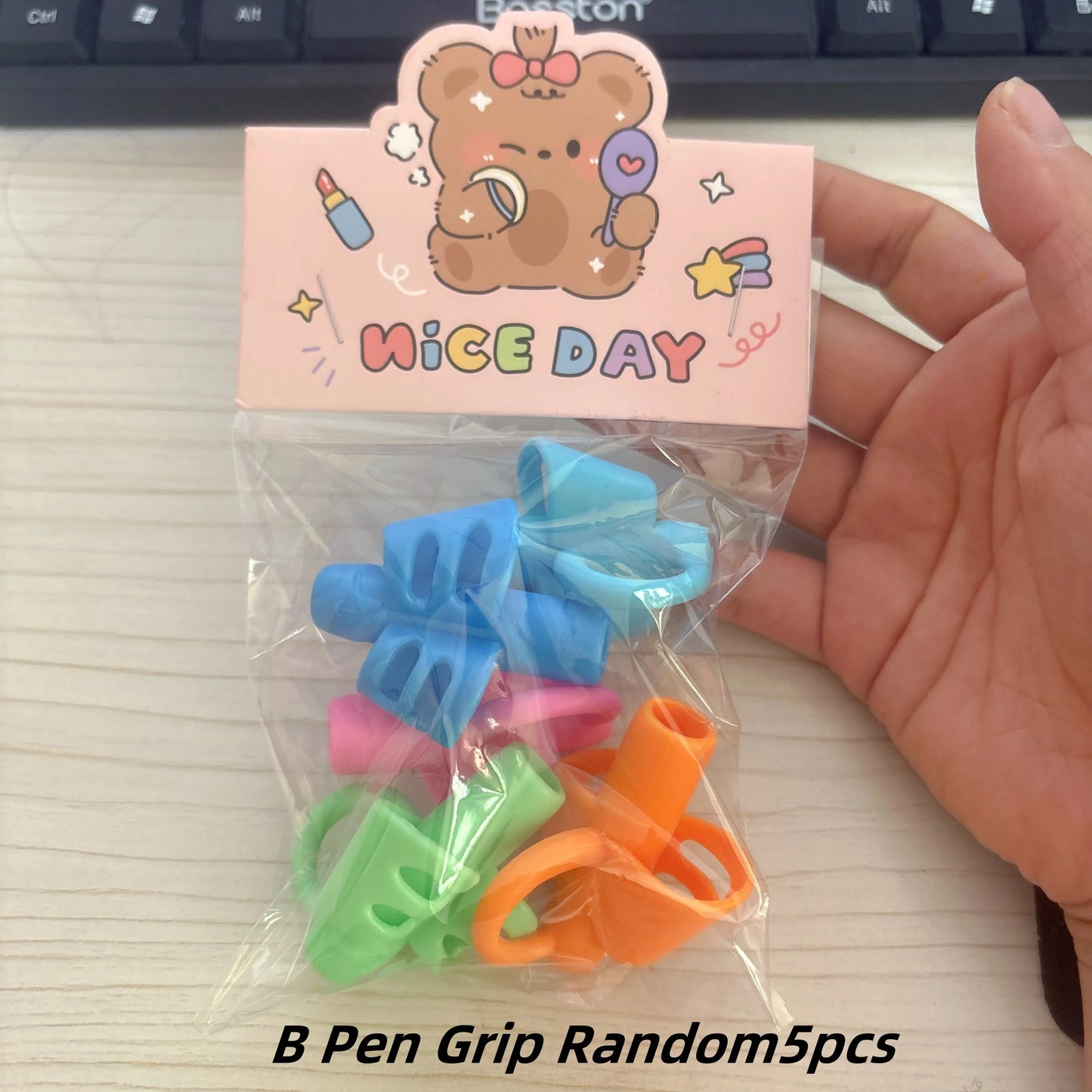 Children Writing Pencil Pan Holder Kids Learning Practise Silicone Pen Aid Grip Posture Correction Device for Students