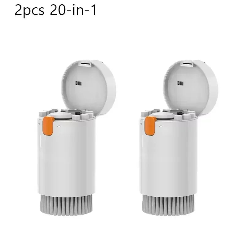 20-in-1 Cleaner Kit Earphones Cleaning Pen Screen Cleaning Tools Computer Keyboard Brush Keycap Puller Multifunctional Brush Kit