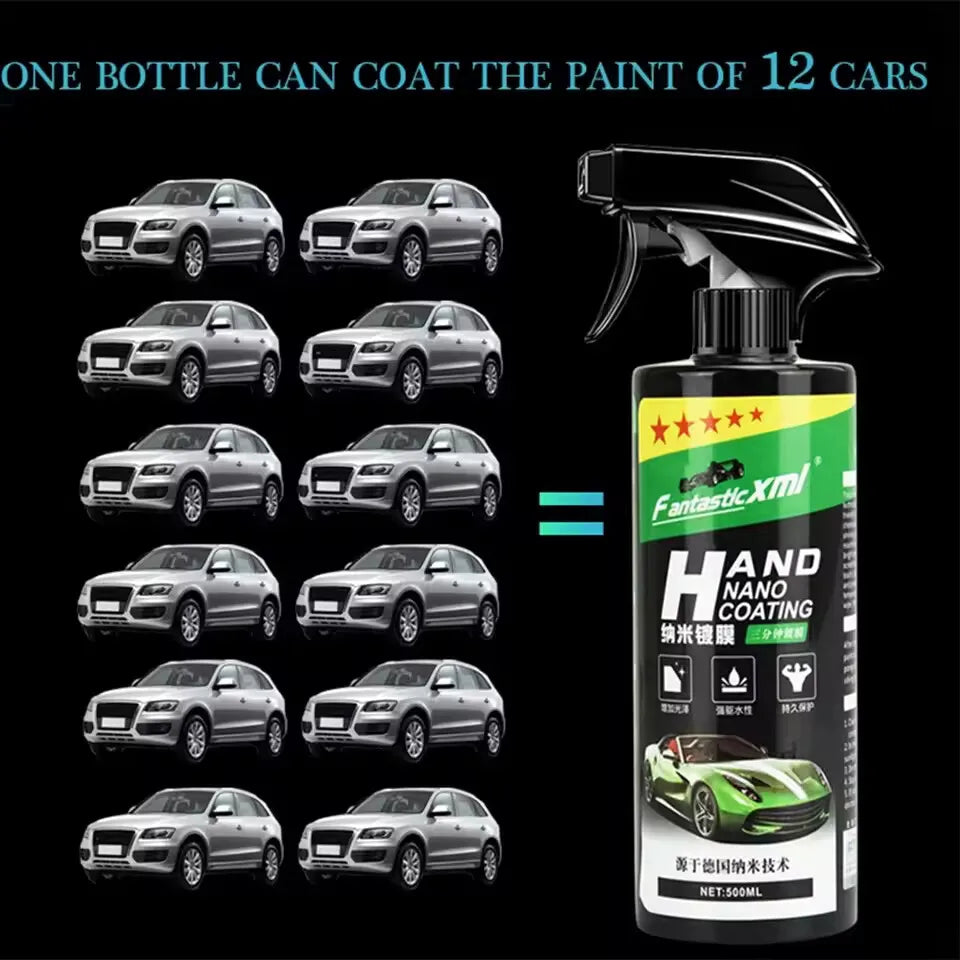 Ceramic Nano Coating Agent Spray Hydrophobic Coating Waterproof Car Wax Liquid Car Coating Agent Polish Nano Ceramic Coatin