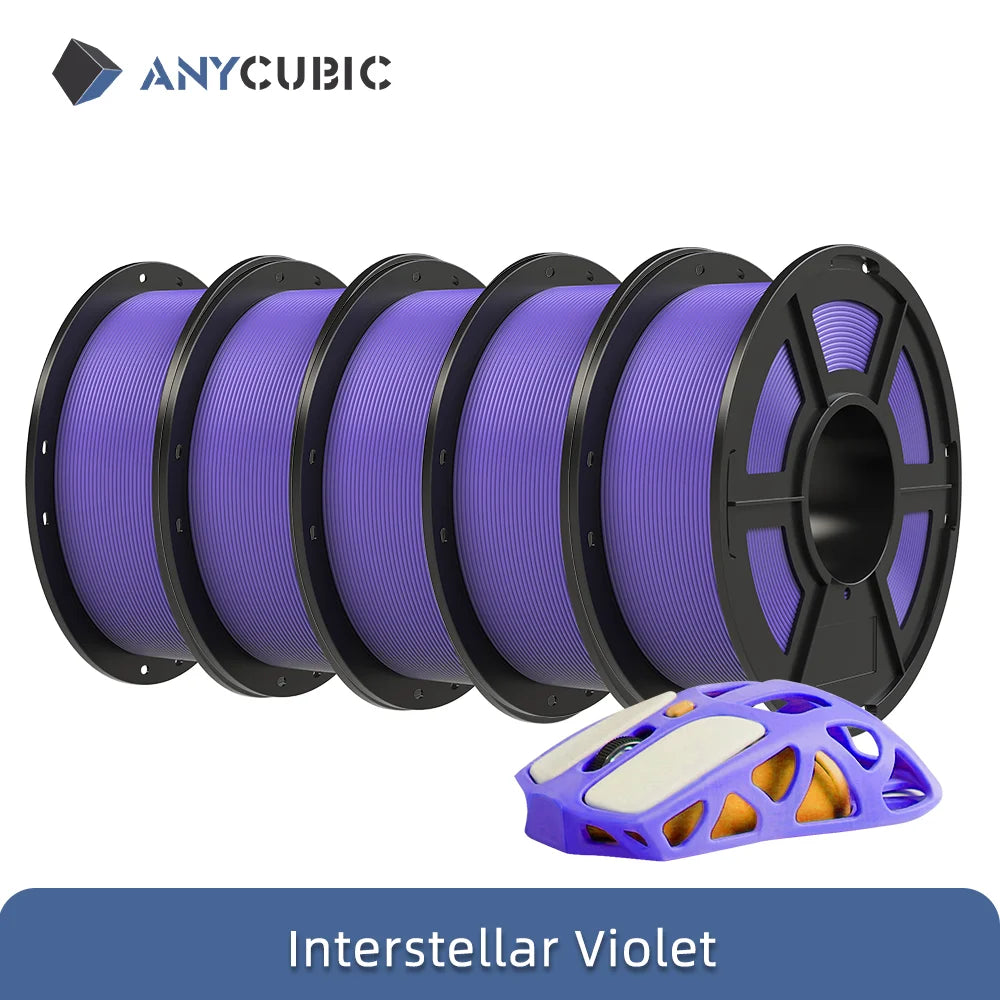 ANYCUBIC 3D Printer Filament PLA Multicolour 1.75mm RFID Eco-friendly Plastic Rubber Material For FDM 3D Printer K3 Combo S1C