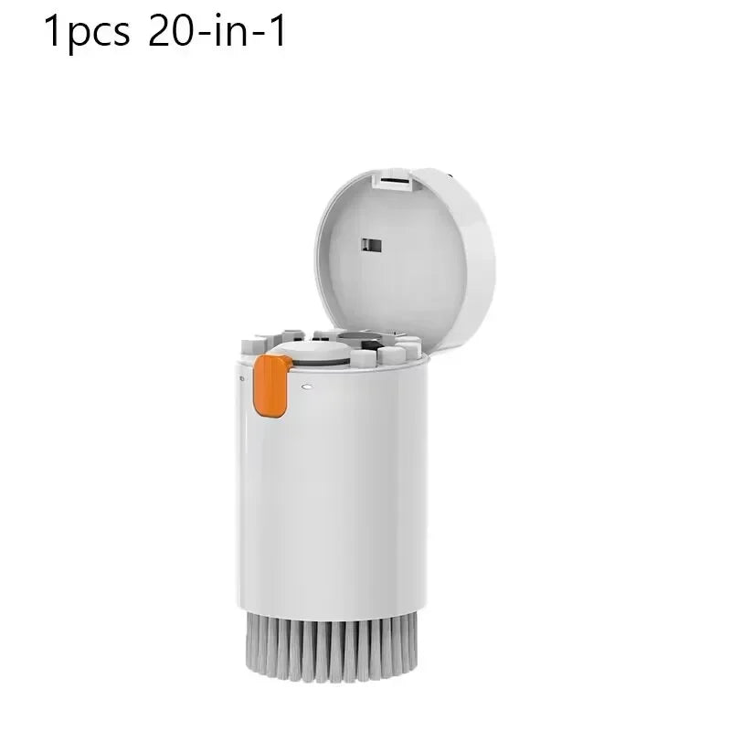 20-in-1 Cleaner Kit Earphones Cleaning Pen Screen Cleaning Tools Computer Keyboard Brush Keycap Puller Multifunctional Brush Kit