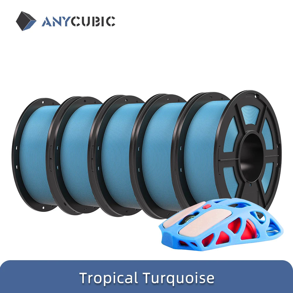 ANYCUBIC 3D Printer Filament PLA Multicolour 1.75mm RFID Eco-friendly Plastic Rubber Material For FDM 3D Printer K3 Combo S1C