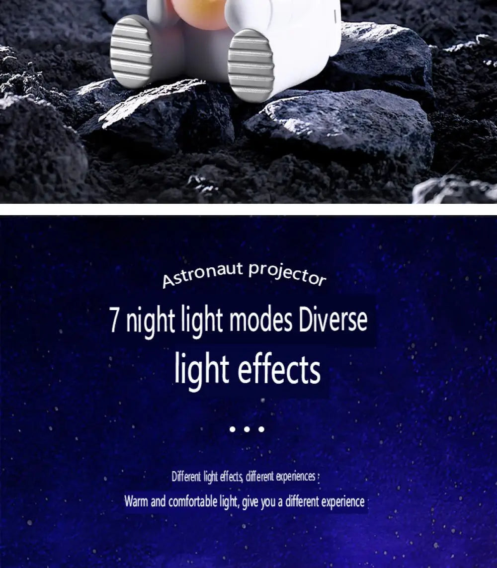 Galaxy Star Astronaut Projector LED Night Light Starry Sky Porjectors Lamp Decoration Bedroom Room Decorative For Children Gifts