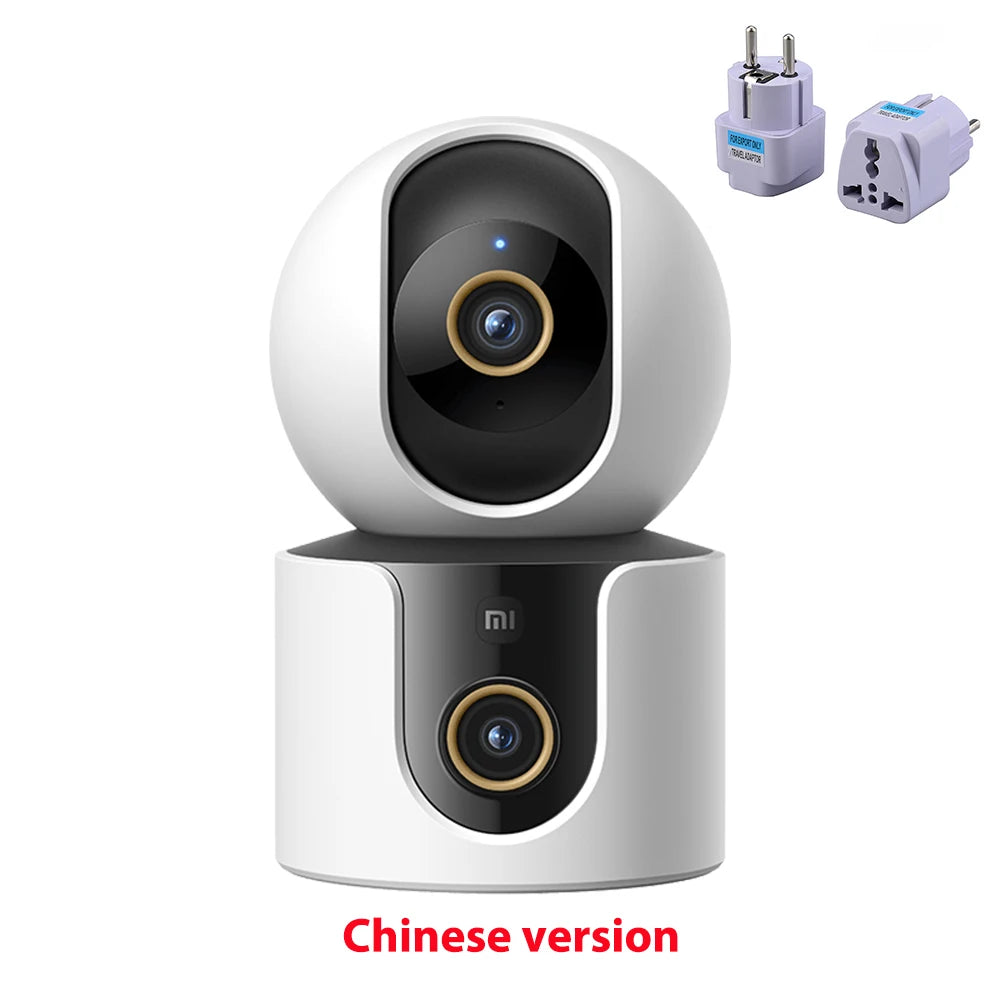 Xiaomi C500 Smart Camera Dual Lens PTZ 360° Pets&Facial Detection 4 Million pixels Full Color Night Vision WiFi 6 For MiHome app