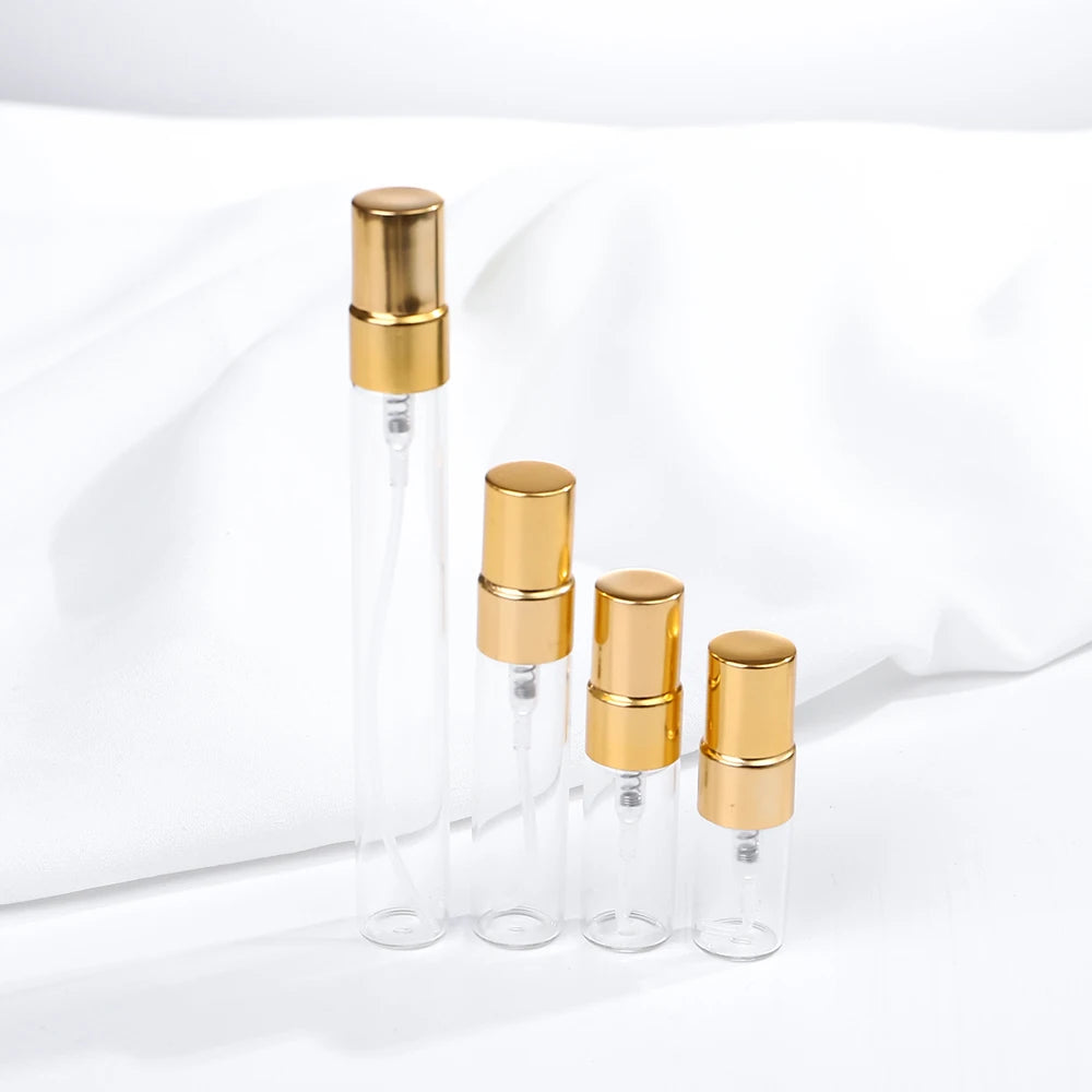 50pcs 100pcs 2ml 3ml 5ml 10ml Refillable Perfume spray Bottle Empty Mini Spray Bottle Perfume Bottles Atomizer Container
