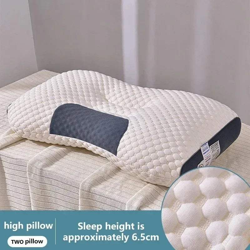 Cervical Orthopedic Neck Pillow Help Sleep And Protect The Pillow Neck Household Soybean Fiber SPA Massage Pillow For Sleeping
