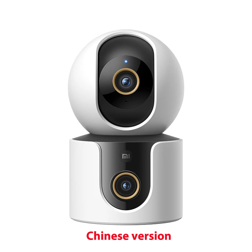 Xiaomi C500 Smart Camera Dual Lens PTZ 360° Pets&Facial Detection 4 Million pixels Full Color Night Vision WiFi 6 For MiHome app