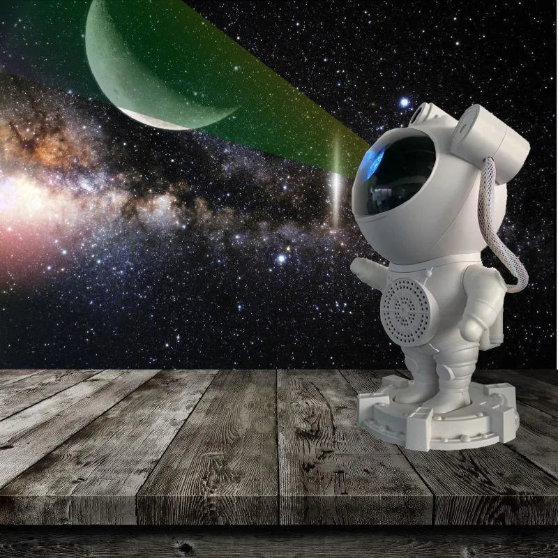 Astronaut Galaxy Projector-Star Projector Bluetooth Speaker White Noise Star Moon Lights for Bedroom Starry Space Ceiling Lamp