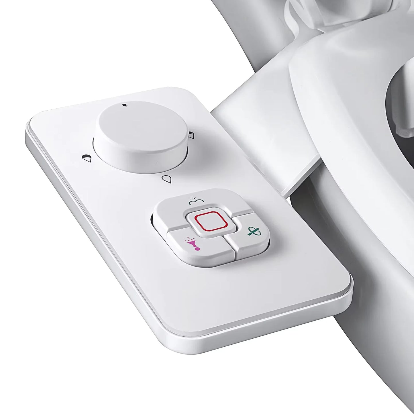 Samodra Toilet Bidet Shower Ultra-thin Bidet Toilet Seat Attachment Non-electric Bidet sprayer Dual Nozzles Frontal & Rear Wash