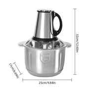 5L Electric Meat Grinder Stainless Steel Food Processor Chopper guitar ketable and Fruit Chopper House Grinder