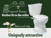 Samodra Toilet Bidet Shower Ultra-thin Bidet Toilet Seat Attachment Non-electric Bidet sprayer Dual Nozzles Frontal & Rear Wash