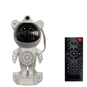 Astronaut Galaxy Projector-Star Projector Bluetooth Speaker White Noise Star Moon Lights for Bedroom Starry Space Ceiling Lamp
