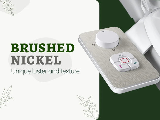 Samodra Toilet Bidet Shower Ultra-thin Bidet Toilet Seat Attachment Non-electric Bidet sprayer Dual Nozzles Frontal & Rear Wash