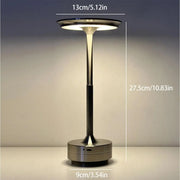 3 Color Table Lamp Black Led Rechargeable Usbc Silver Usb Gold Night Touch Dimmable Touch Control Eye Protected Bedside Aluminum