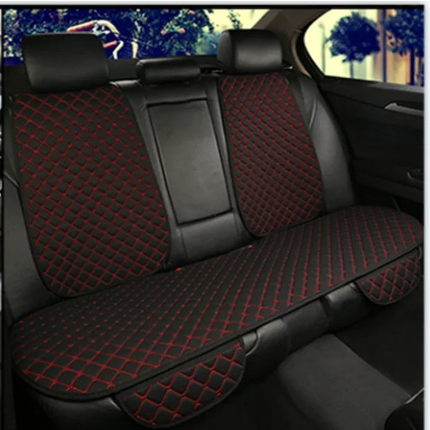 Universal Car Seat Cover Protector Linen Front Rear Back Flax Summer Cushion Pad Mat Sedan Suv Pick-up Car Interior Accessories