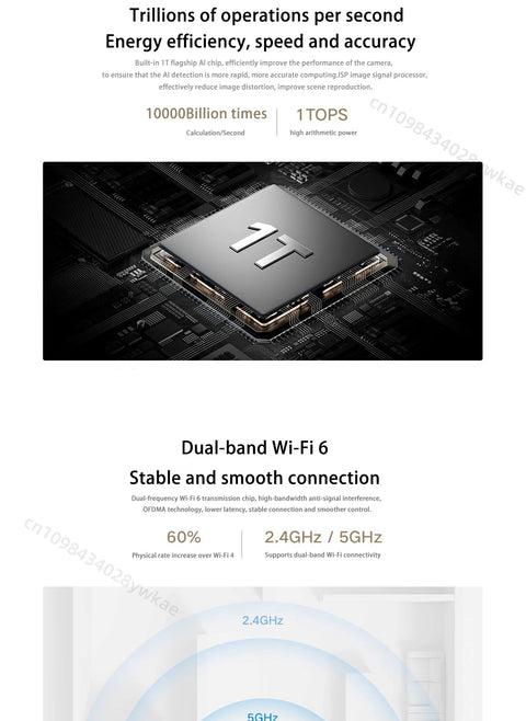 XIAOMI Smart Camera 4 8MP 4K UHD Indoor Monitoring Remote 360-degree No-dead-angle Night Vision Network Home Camera