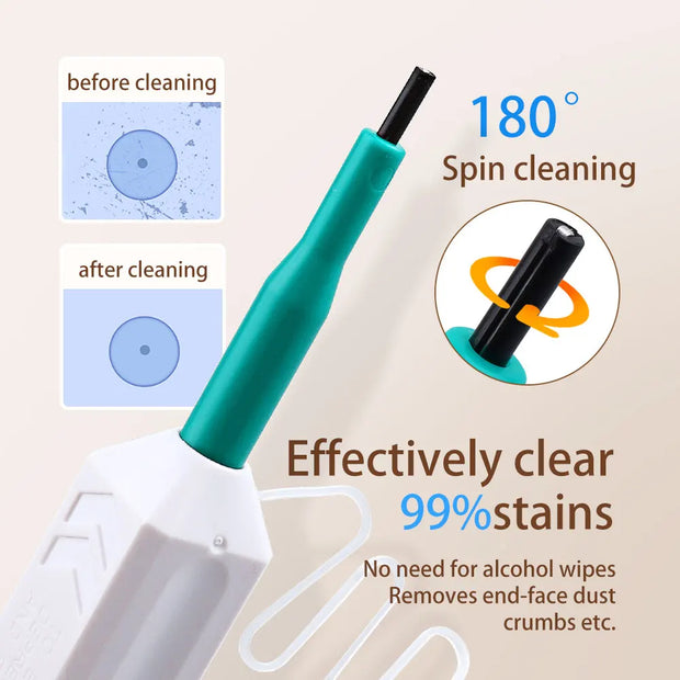 SAIVXIAN Fiber optic cleaning pen SC/FC/ST/LC/MU end face cleaner cleaning tool optical module cleaning  adapter flange coupler