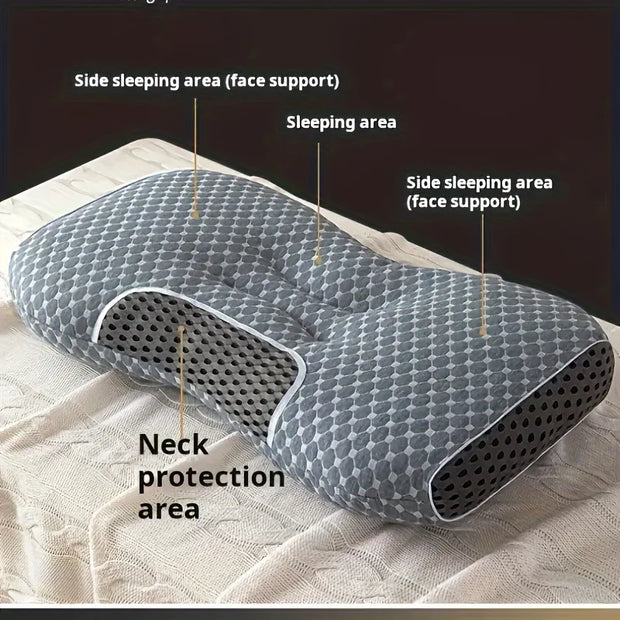 Home Bedroom Pillow, Made of Comfortable and Breathable Fabric, Machine Washable, Suitable for Side or Back Sleeping