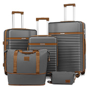 Travel Luggage Suitcase Set, Expandable Lightweight Carry on Suitcase with Duffel Bag,Toiletry Bag,TSA Lock,Spinner Wheels