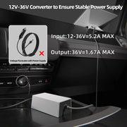 Starlink Mini Adapter 67W Car Charger Cable with DC-to-DC Regulator Converter 12V-36V Input Car Charger Waterproof Portable