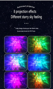Galaxy Star Astronaut Projector LED Night Light Starry Sky Porjectors Lamp Decoration Bedroom Room Decorative For Children Gifts