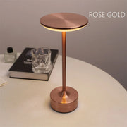 LED Wireless Charging I-shaped lamp Table Lamp Rechargeable Reading Light USB Rechargeable Touch Three-tone Desk Light No Plug
