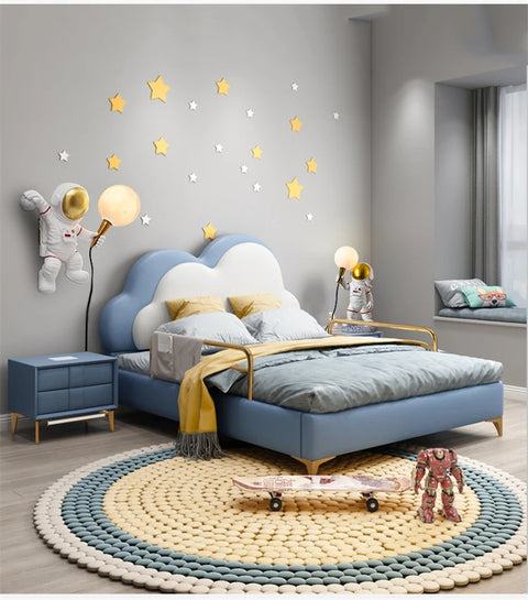 Astronaut Table Lamp Creative Astronaut LED Children's Room Bedroom Bedside Living Room Moon Wall Lamp Boy Planet Night Lamp