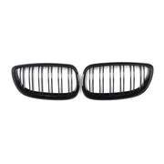 Gloss Black For BMW 5 Series F10 F11 F18 M5 Front Bumper Grills Double 2010-2016 Wide Kidney Grille 520d 530d 540i 528i 535i CAR