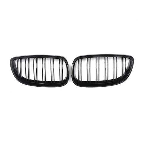 Gloss Black For BMW 5 Series F10 F11 F18 M5 Front Bumper Grills Double 2010-2016 Wide Kidney Grille 520d 530d 540i 528i 535i CAR