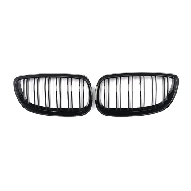 Gloss Black For BMW 5 Series F10 F11 F18 M5 Front Bumper Grills Double 2010-2016 Wide Kidney Grille 520d 530d 540i 528i 535i CAR