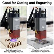 LASER TREE 20w 40W 80W Laser Module 450nm Laser Head Blue Laser for Cnc Laser Engraving Cutting Machine WoodWorking DIY Tools