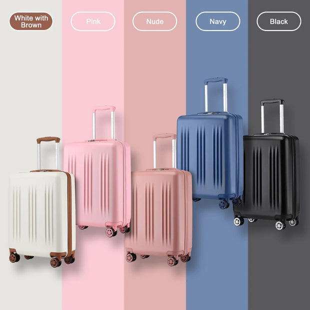 KONO Hard Case Expandable 4 Roll TSA Lock Lightweight hand luggage 55cm Medium 65cm Large 75cm Trolley