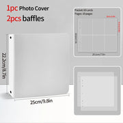 Large Photo Binder Photocard Holder 5/7/9/13/15 Grid Photo Cover Inner Pages Sleeve Photocard Binder Card Collect Book 포토카드 바인더