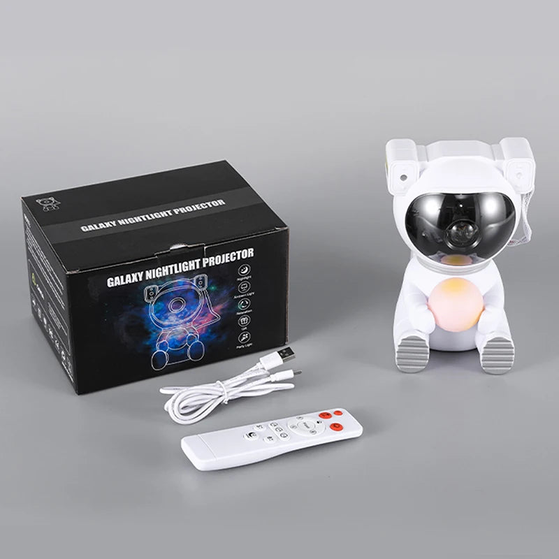 Galaxy Star Astronaut Projector LED Night Light Starry Sky Porjectors Lamp Decoration Bedroom Room Decorative For Children Gifts
