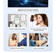 feyree EV Charger Type2 7KW 32A EVSE Portable Charging Box CEE Male Plug Type1 GB/T Cord 5M Charging Cable for Electric Vehicle