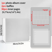 Large Photo Binder Photocard Holder 5/7/9/13/15 Grid Photo Cover Inner Pages Sleeve Photocard Binder Card Collect Book 포토카드 바인더