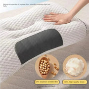 Cervical Orthopedic Neck Pillow Help Sleep And Protect The Pillow Neck Household Soybean Fiber SPA Massage Pillow For Sleeping