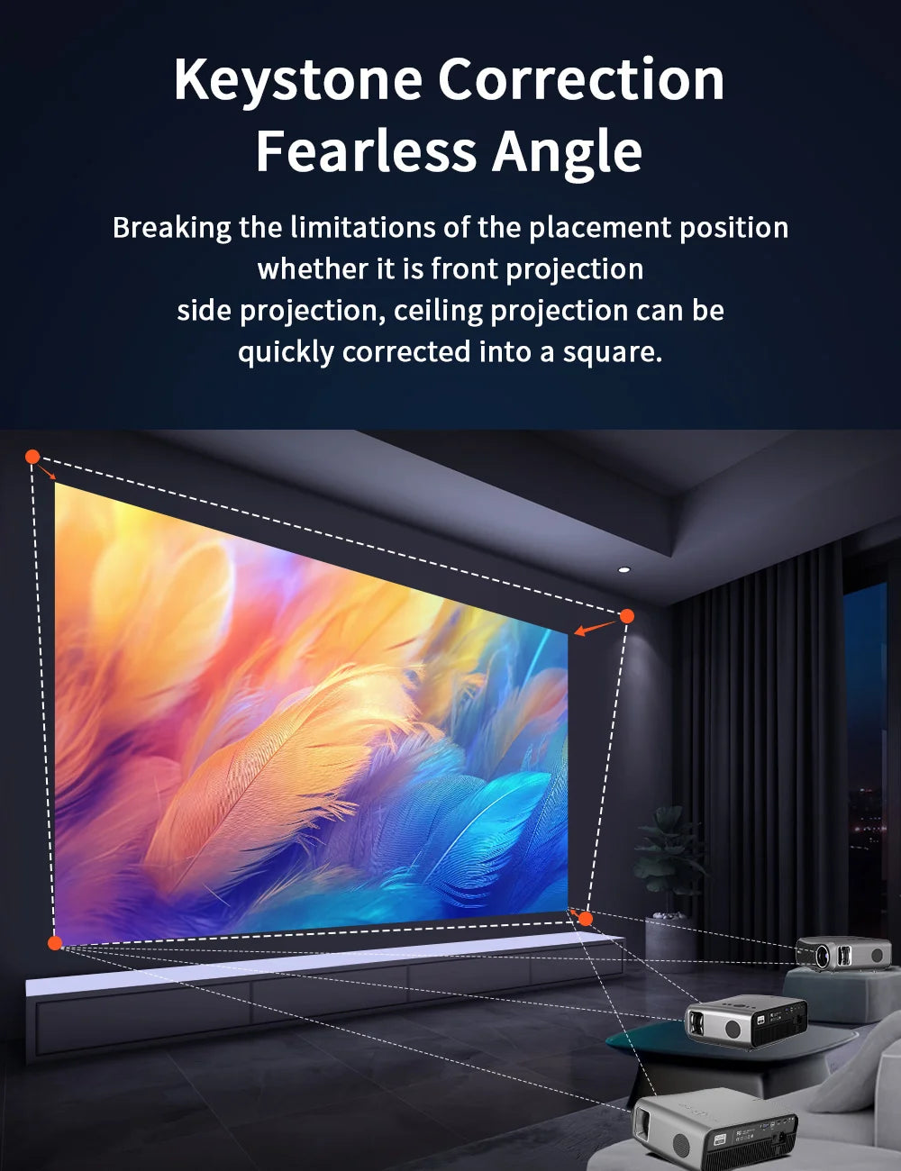 Projector 4k wifi Android 5G Full HD 1080P for home movie 15000 Lumen Video Projectors for Home Theater Cinema Beamer 1400 ANSI