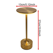 LED Wireless Charging I-shaped lamp Table Lamp Rechargeable Reading Light USB Rechargeable Touch Three-tone Desk Light No Plug