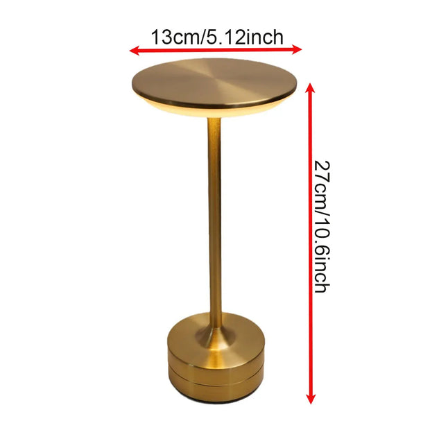 LED Wireless Charging I-shaped lamp Table Lamp Rechargeable Reading Light USB Rechargeable Touch Three-tone Desk Light No Plug