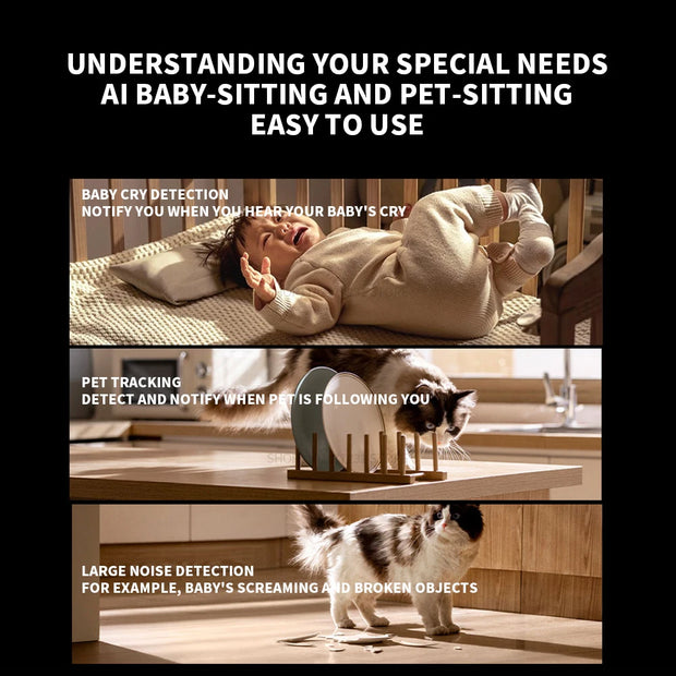 Xiaomi Smart Camera C700 4K 8 Megapixels 360° Panorama Dual-band Wi-Fi 6 AI Human Detection Pet Detection Home Security CN