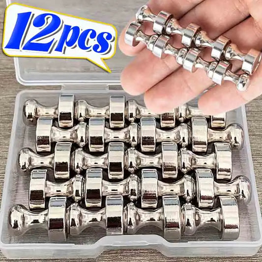 Metal Strong Magnetic Pushpins Neodymium Magnets Whiteboard Fridge Thumbtack Durable Power Magnet Push Pins for Office School