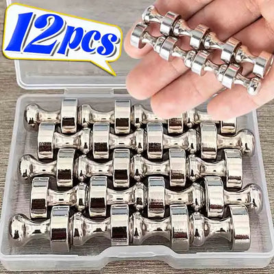 Metal Strong Magnetic Pushpins Neodymium Magnets Whiteboard Fridge Thumbtack Durable Power Magnet Push Pins for Office School