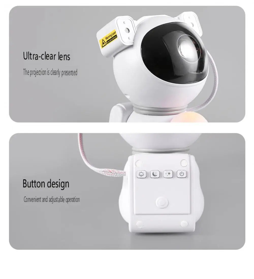 Galaxy Star Astronaut Projector LED Night Light Starry Sky Porjectors Lamp Decoration Bedroom Room Decorative For Children Gifts